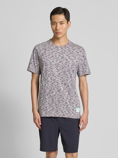 Tom Tailor Regular Fit T-Shirt aus reiner Baumwolle Hellgrau Melange 4