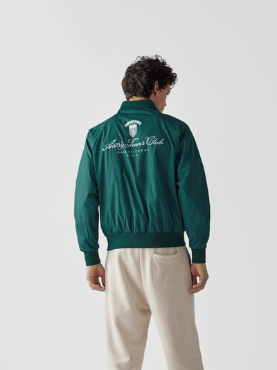 Autry Sweatjacke mit Label-Print Grün 5