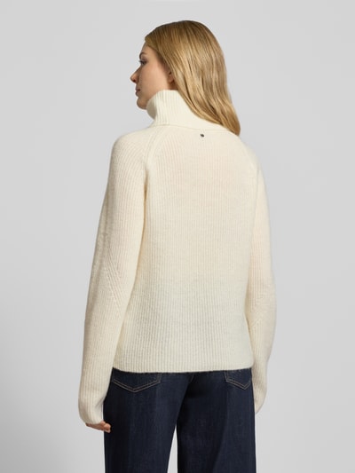 BOSS Orange Regular Fit Rollkragenpullover aus Woll-Alpaka-Mix Modell 'FALODINA' Offwhite 5