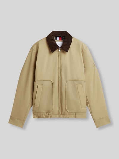Tommy Hilfiger Bomberjacke mit Kontrastkragen Modell 'SURPLUS' Beige 2