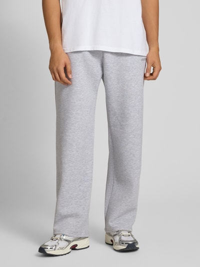 REVIEW Sweatpants mit elastischem Bund Hellgrau Melange 4