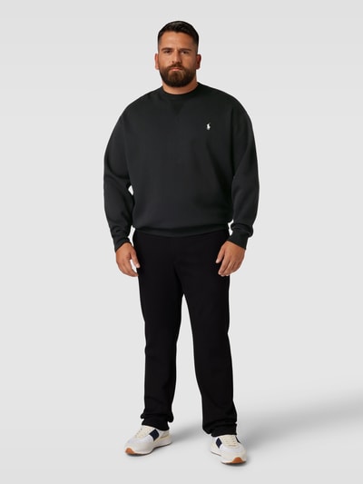 Polo Ralph Lauren Big & Tall PLUS SIZE Sweatshirt mit Logo-Stitching Black 1