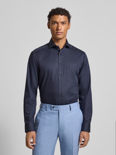 OLYMP Regular Fit Business-Hemd aus reiner Baumrolle Marine 4