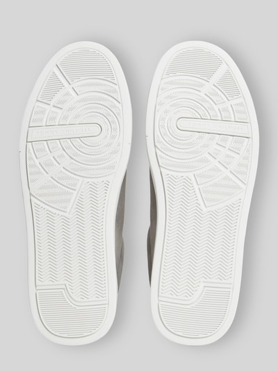 Tommy Hilfiger Sneaker aus echtem Leder mit Label-Schriftzug Hellgrau 3