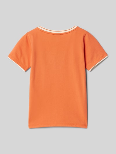 Steiff T-Shirt mit Label-Detail Orange 3