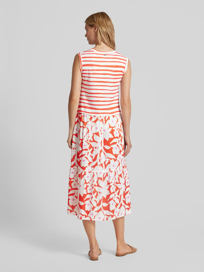 Marc Cain Midi-jurk met motiefmix Rood - 5