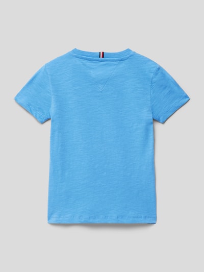 Tommy Hilfiger Teens T-shirt met labelprint, model 'FUN' Bleu - 3