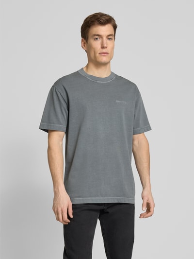 Marc O'Polo Regular fit T-shirt van katoen Grafiet - 4