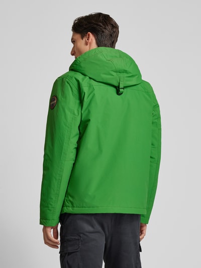 Napapijri Jack met labelpatch, model 'RAINFOREST' Groen - 5