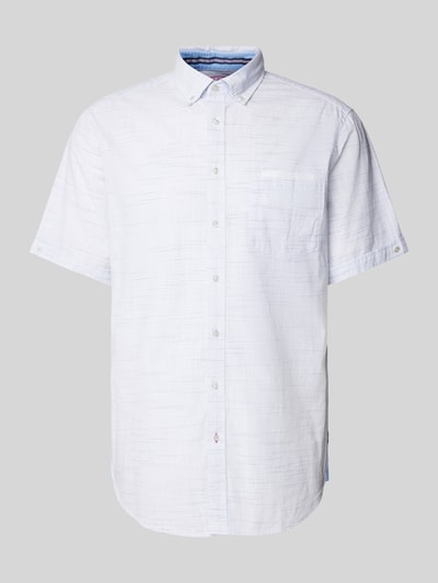 Christian Berg Men Koszula casualowa o kroju regular fit ze wzorem na całej powierzchni Biały 2
