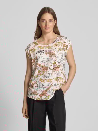 Apricot T-Shirt mit Rundhalsausschnitt Offwhite 4