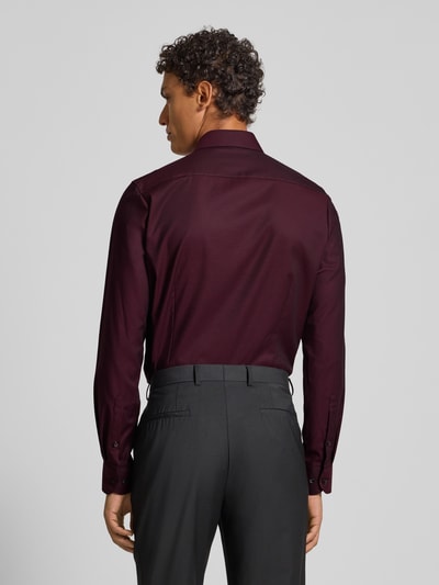 OLYMP Level Five Slim fit zakelijk overhemd met kentkraag Bordeaux - 5