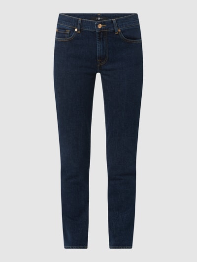 7 For All Mankind Jeans in schmaler Passform mit Stretch-Anteil Modell 'Roxanne' Dunkelblau 2