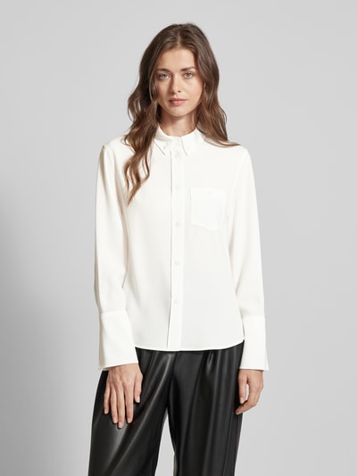 Windsor Regular fit blouse met button-downkraag Offwhite - 4