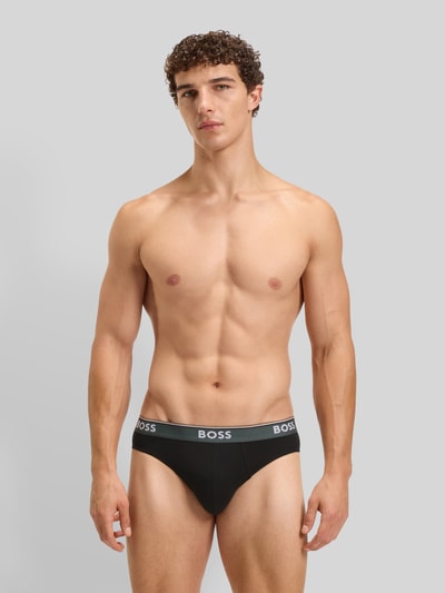 BOSS Slip aus Baumwoll-Mix im 3er-Pack Blau 7