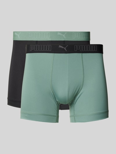 Puma Trunks mit Label-Detail im 2er-Pack Lind 1