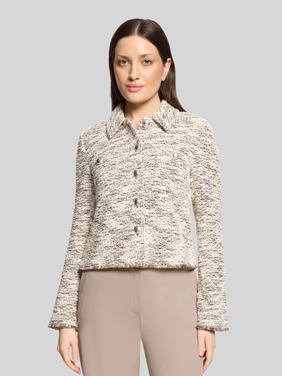 Betty Barclay Regular Fit Kurzblazer aus Baumwoll-Mix Beige 4