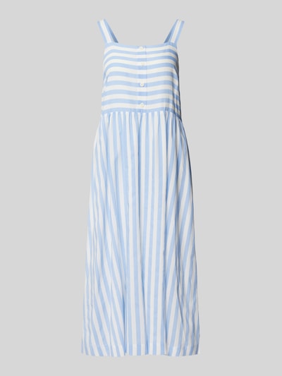 Tom Tailor Denim Midi-jurk met streepmotief Lichtblauw - 2