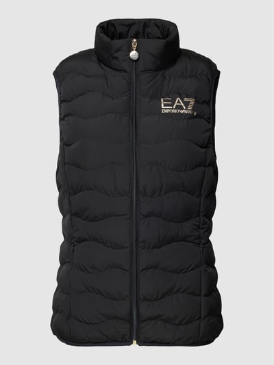 EA7 Emporio Armani Steppweste mit Stehkragen Modell 'GIUBOTTO' Black 2