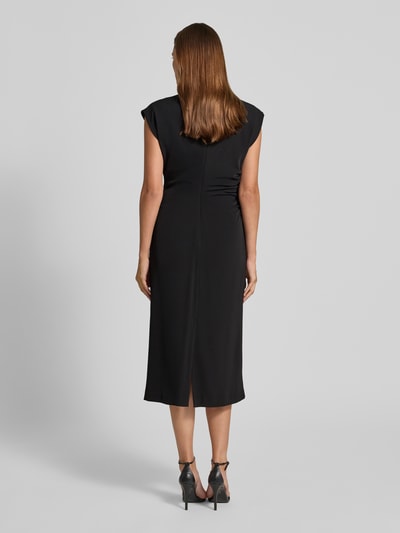 Jake*s Collection Midikleid mit Stehkragen Black 5
