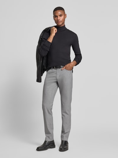 Brax Spodnie materiałowe o kroju straight fit z 5 kieszeniami Srebrny 1