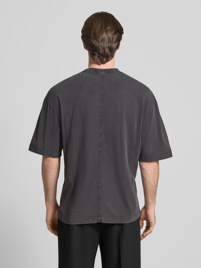 HUGO Oversized T-Shirt aus reiner Baumwolle Modell 'DELW' Mittelgrau 5