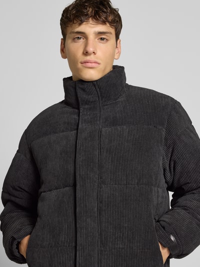 Redefined Rebel Corduroy jack met opstaande kraag, model 'MOSES' Zwart - 3