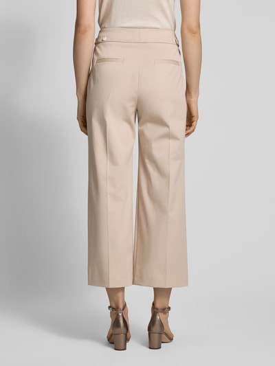 Windsor Wide Leg Bundfaltenhose mit verkürztem Schnitt Beige 5