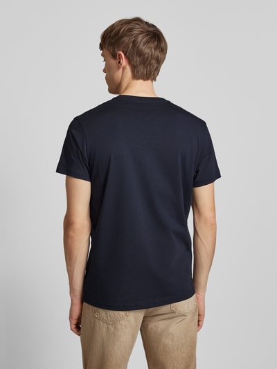 Alpha Industries T-shirt met labelprint Donkerblauw - 5