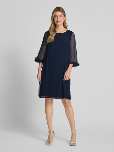 Vera Mont Cocktailkleid mit 3/4-Arm Dunkelblau 1