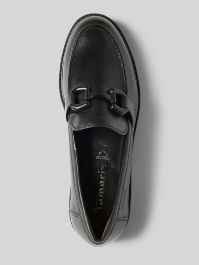 Tamaris Loafers van echt leer  Zwart - 3