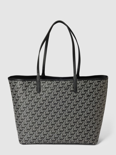 Lauren Ralph Lauren Tote Bag mit Allover-Logo Modell 'COLLINS' Black 4