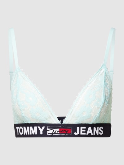 Tommy Jeans Bustier mit floraler Spitze Mint 2