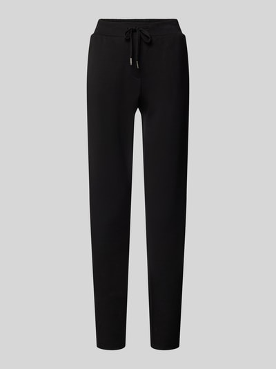 Soyaconcept Slim fit sweatpants met tunnelkoord, model 'BANU' Zwart - 2