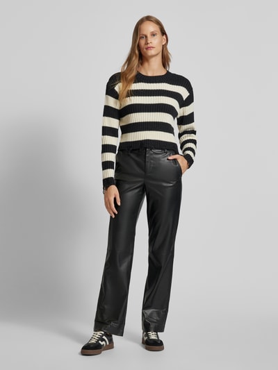 Vero Moda Stoffen broek met steekzakken, model 'OLYMPIA' Zwart - 1