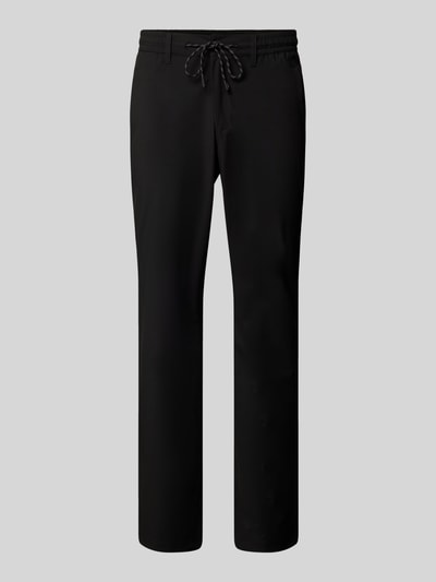 Brax Tapered fit broek met tunnelkoord, model 'PHIL' Zwart - 2