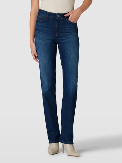 Marc Cain Bootcut Jeans mit Label-Details Jeansblau 4