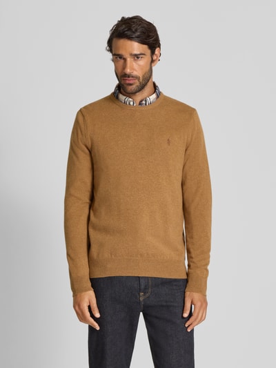 Polo Ralph Lauren Gebreide pullover met ribboorden Camel - 4