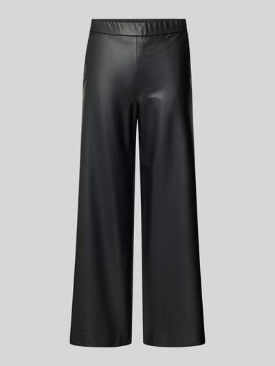 Raffaello Rossi Wide Leg Culotte in Leder-Optik Modell 'PALINA' Black 2