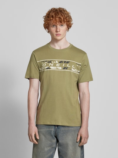 ONeill T-Shirt mit Label-Print Oliv 4