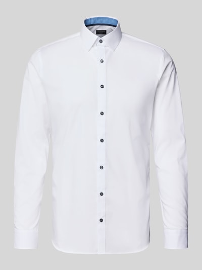 OLYMP No. Six Koszula biznesowa o kroju super slim fit model 'Urban Kent' Biały 2