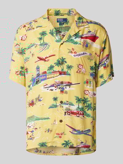 Polo Ralph Lauren Classic Fit Freizeithemd mit Reverskragen GELB 2
