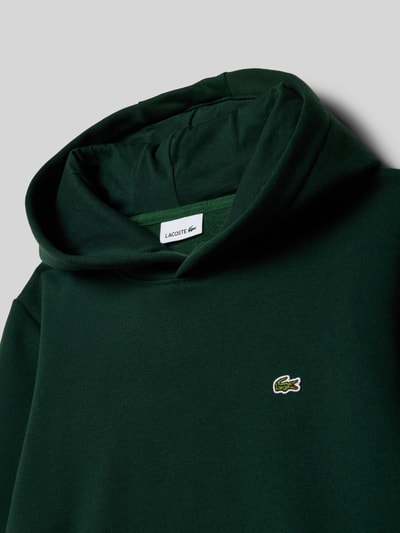 Lacoste Regular Fit Hoodie aus Baumwoll-Mix Modell 'CORE' Dunkelgruen 2
