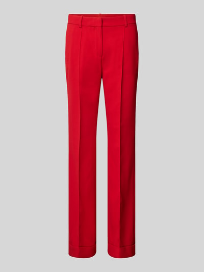 Mango Regular Fit Stoffhose mit fixierten Bügelfalten Modell 'BELA' Rot 2