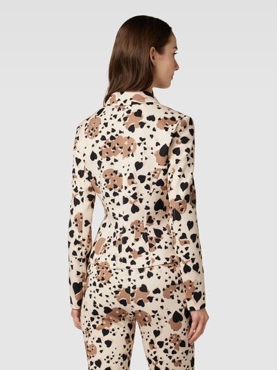 Marc Cain Blazer met all-over print Beige - 5