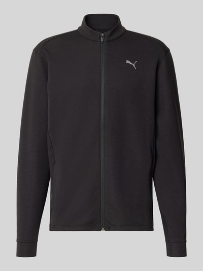 PUMA Performance Sweatjacke mit Stehkragen und Reißverschluss Modell 'CLOUDSPUN' Black 2