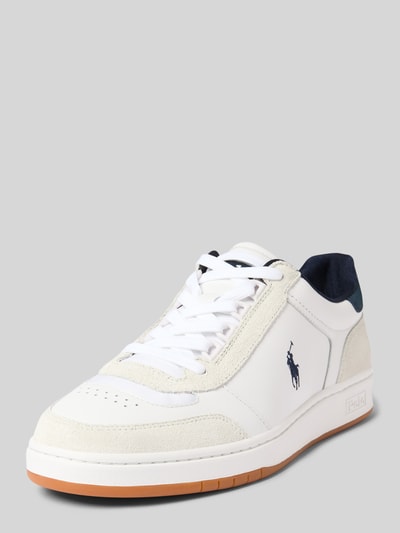 Polo Ralph Lauren Leren sneakers met logostitching Wit - 1