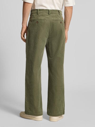 PROHIBITED Cordhose mit Gesäßtaschen Oliv 5