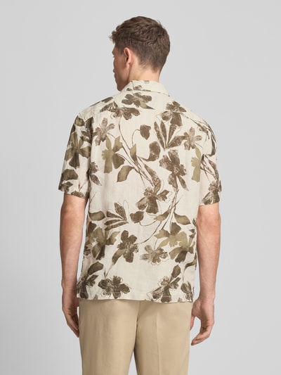 Marc O'Polo relaxed fit vrijetijdsoverhemd van puur linnen Lichtbruin - 5