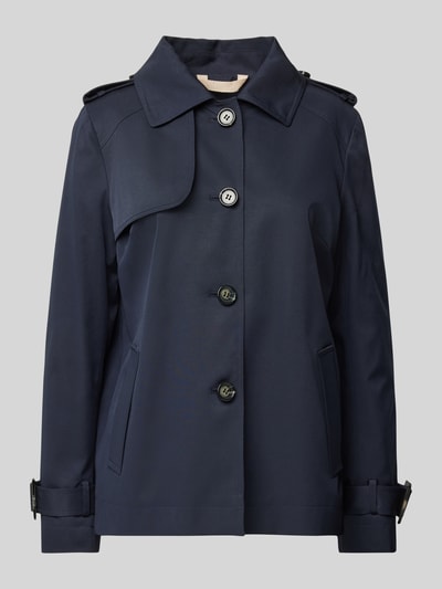 Christian Berg Woman Selection Trenchcoat mit Ärmelriegeln und Eingrifftaschen Dunkelblau 2